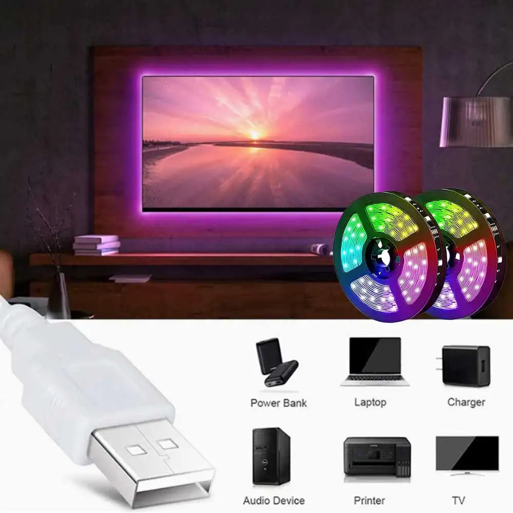 Bande LED RGB 5050 USB